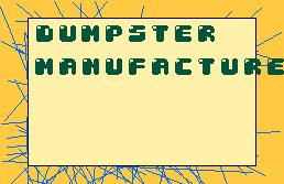 dumpster manufacturers